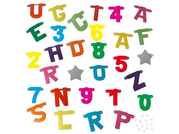 Papstar 87229, Garland, Fotoark kartong, Flerfarget, Bursdag, 1,55 m