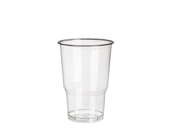 PAPSTAR plastmugg "pure", tillverkad av PLA, 0,25 l tillverkad av polylaktid (PLA), diameter: 78 mm, höjd: 110 mm, - 1 st (81187)