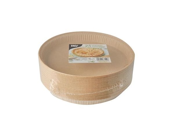 Papstar 87112, Kakeform, Rund, 0,835 l, -40 °C, 220 °C, Papir, Silikon