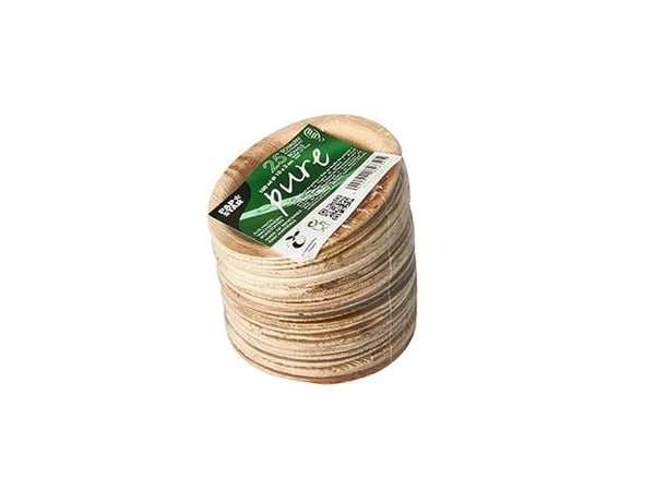 Papstar 87195, Bolle, Rund, Palmeblad, Naturlig, Monokromatisk, 25 stykker