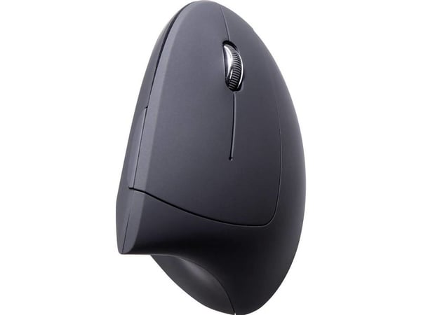 Renkforce RF-WM-322, Høyre hendt, Vertikalt design, Optisk, RF kabel-fri, 1600 DPI, Sort