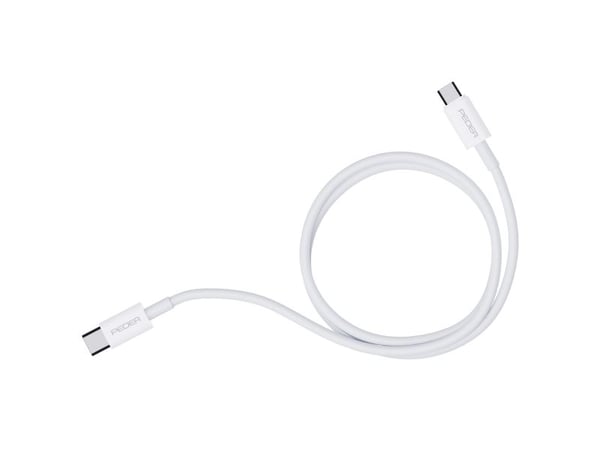 PEDEA 60040120, 1 m, USB C, USB C, USB 2.0, 0,48 Gbit/s, Hvit