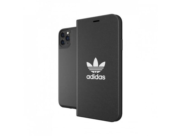 Adidas 36285, Folio-kotelo, Apple, iPhone 11 Pro Max, 16,5 cm (6.5"), Musta, Valkoinen