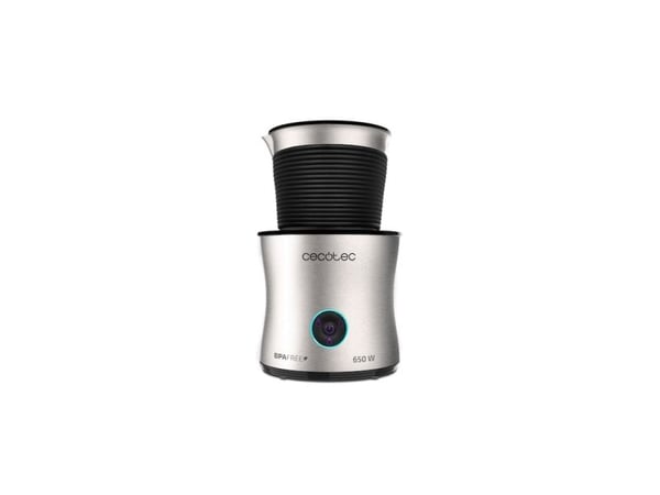 Cecotec 01518, Automatisk melkeskummer/varmer, Sølv, Rustfritt stål, 200 ml, 400 ml, 0,4 l
