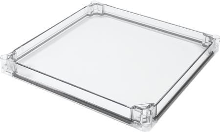Vægskab Ensto Cubo C og P låg, läpinäkyvä, Polykarbonaatti 300 x 300 x 30 mm, ekskl. Skruer