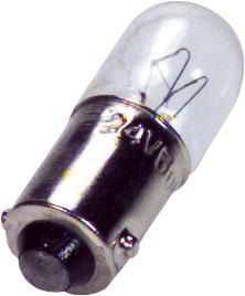 Hehkulamppu kääpiölamppu 2W BA9s 24V 10,6x27,5mm 80mA