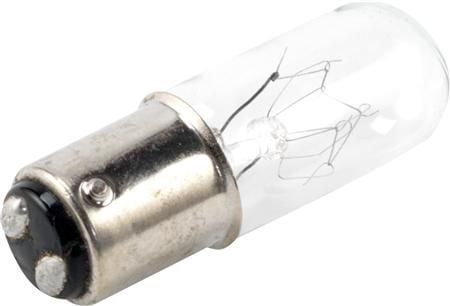 Glødelampe dværglampe 5-7W BA15d 220-260V 17x54mm