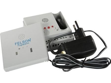 FELSON Fugtalarm m/relæ inkl. 230V stikadapter