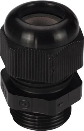 JACOB Forskruning Perfect PG7,kabel Ø 3-6,5 mm IP68, ULpolyamid, sort RAL 9005