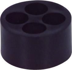 JACOB multipackning Perfect M40 kabel Ø 4x10 mm TPE-gummi, svart (passar Perfect-serierna 50.6xx M//zXz, 50.6xx PAzzzz/zXz)