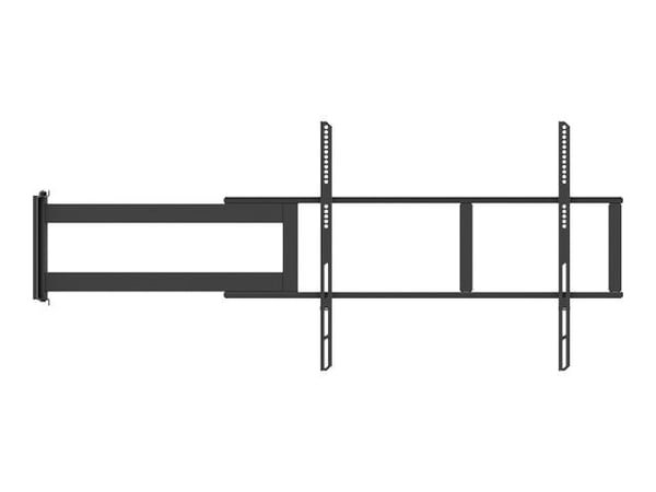 Multibrackets M Universal Swing Arm 180 Degrees X Large - Monteringssett (svingarm veggfeste) - for flatpanel - metall - svart - skjermstørrelse: 7...