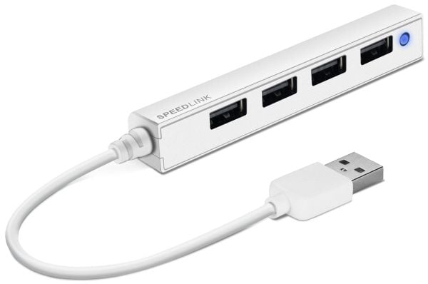 SPEEDLINK SNAPPY SLIM - Hub - 4 x USB 2.0 - stasjonær
