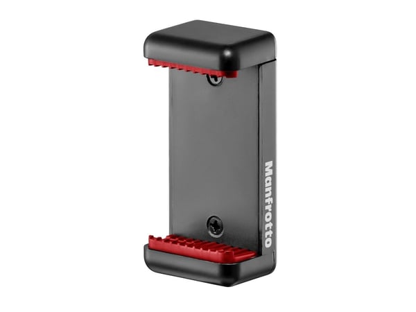 Manfrotto Universal Smartphone Clamp with ¼ thread connections - Holder for mobiltelefon - svart