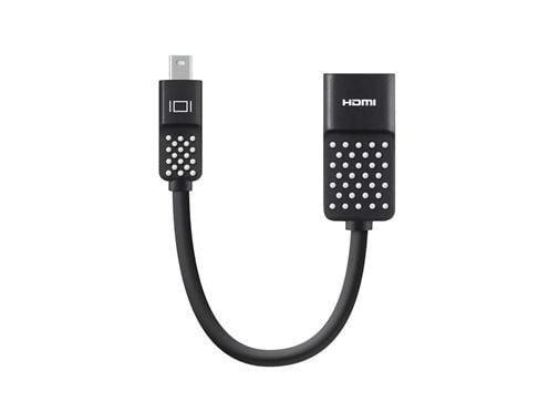 Belkin Mini DisplayPort to HDMI Adapter, 4k - Video adapter - Mini DisplayPort hann til HDMI hunn - 12.7 cm - 4K-støtte