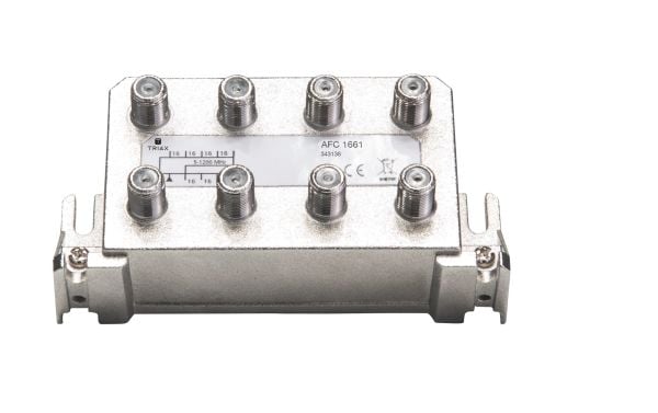Triax AFC 1661, Kaapelin jakaja, 5 - 1218 MHz, Harmaa, COAX, 135 mm, 40 mm