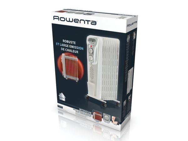 Rowenta BU2620, Elektrisk oljevärmare, Olja, 1,8 m, IP20, inomhus, Golv