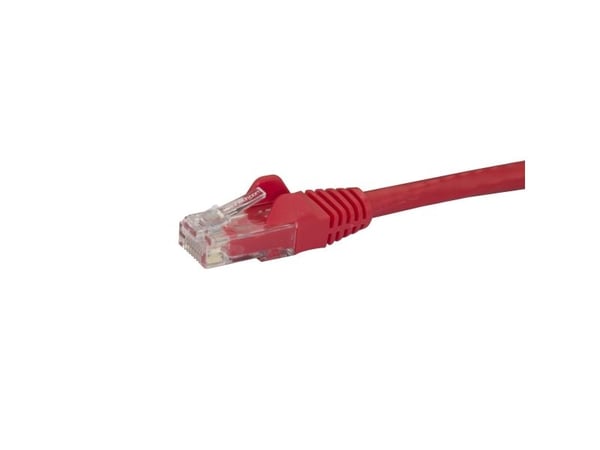 Startech 50cm CAT6 Ethernet Cable, 10 Gigabit Snagless RJ45 650MHz 100W PoE Patch Cord, CAT 6 10GbE UTP Network Cable w/Strain Relief, Red, Wiring ...