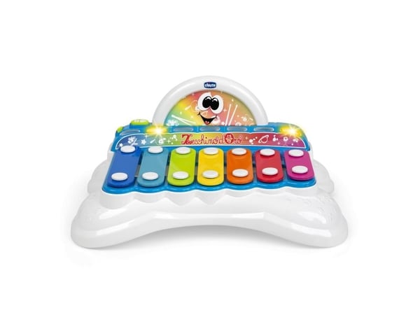 Chicco Flashy The Xylophone, Musikalsk instrument til lek og moro, Xylofon, 1 år, AA, 867 g, Flerfarget