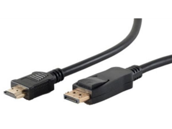 shiverpeaks BS77495-2, 5 m, DisplayPort, HDMI Type A (Standard), uros, uros, kultainen