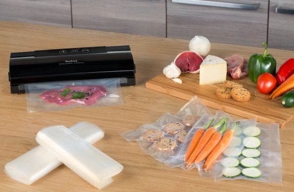 Tefal VT2540, Svart, Endast försegling, Vakuumförsegling, Knappar, 110 W, 150 mm, 370 mm