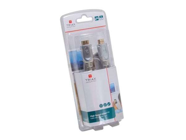 Triax 370715, 1,5 m, HDMI-tyyppi A (vakio), HDMI-tyyppi A (vakio), Äänen paluukanava (ARC), Harmaa Triax 370715, 1,5 m, HDMI-tyyppi A (vakio), HDMI-tyyppi A (vakio), Äänen paluukanava (ARC), Harmaa