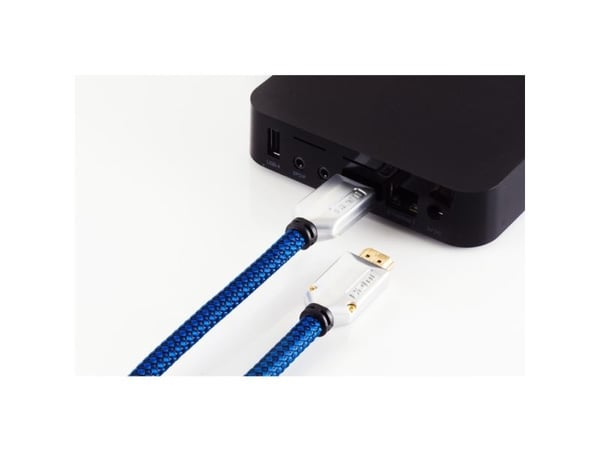 shiverpeaks BS77470-ET, 1 m, HDMI Type A (Standard), HDMI Type A (Standard), 3D, Musta, Sininen