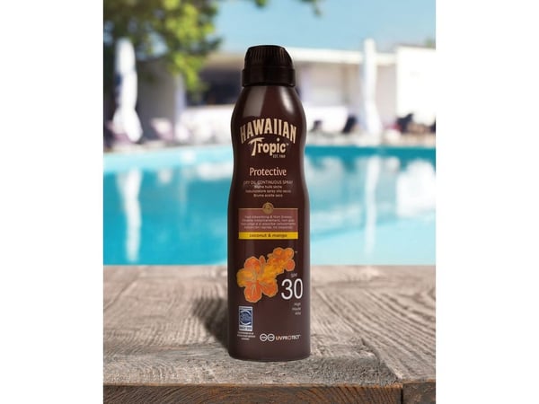 Hawaiian Tropic - Dry Oil Continuous Spray SPF 30 Protective (Dry Oil Continuous Spray) 180 ml