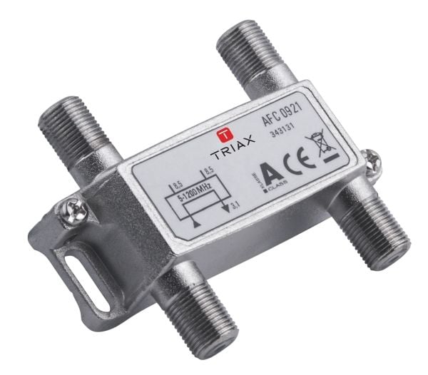 Triax AFC 0921, 75 O, 5 - 1218 MHz, Hopea, Naaras, 4,3 dB, F-type