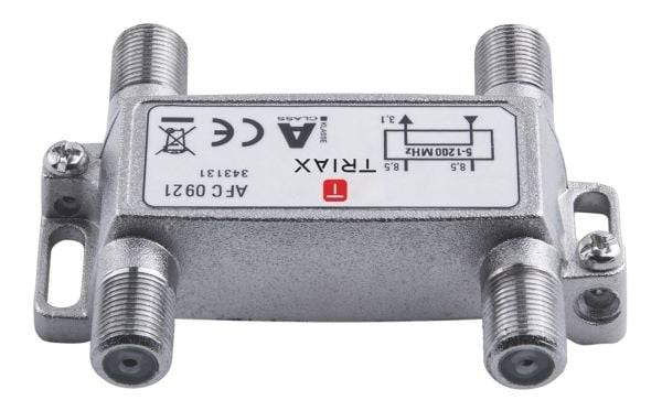 Triax AFC 0921, 75 O, 5 - 1218 MHz, Hopea, Naaras, 4,3 dB, F-type