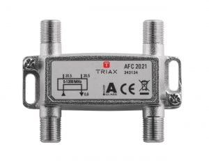 Triax AFC 2021, 75 O, 5 - 1218 MHz, Hopea, Naaras, 0,8 dB, F-type