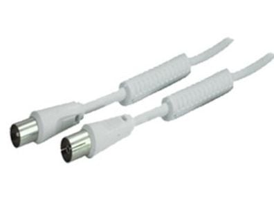 shiverpeaks 1.0m IEC 169-2 - IEC 169-2, 1 m, IEC 169-2, IEC 169-2, Valkoinen