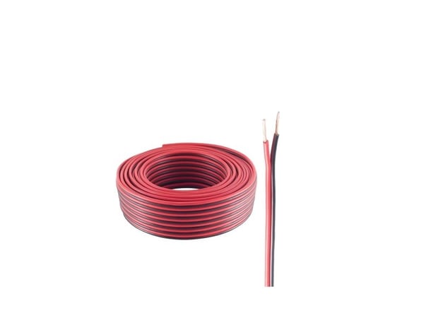 shiverpeaks BS06-15505, Kobberkledd aluminium (CCA), 50 m, Sort, Rød shiverpeaks BS06-15505, Kobberkledd aluminium (CCA), 50 m, Sort, Rød