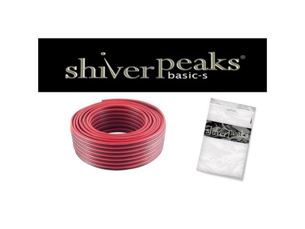 shiverpeaks BS06-15505, Kobberkledd aluminium (CCA), 50 m, Sort, Rød