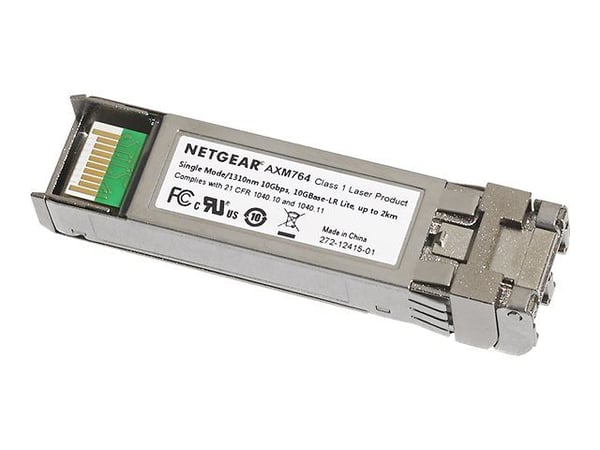 NETGEAR ProSafe AXM764 - SFP+ transceivermodul - 10GbE - 10GBase-LRL - LC-enkeltmodus - opp til 2 km - 1310 nm - for NETGEAR M4300-28G-PoE+