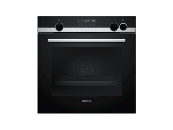 Siemens iQ500 HR538ABS1 - Ovn - med dampfunksjon - innebygd - fordypning - bredde: 56 cm - dybde: 55 cm - høyde: 58.5 cm - med selvrens - Klasse A ...