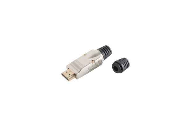 shiverpeaks BS77405-S, HDMI, Sort, Metallisk, Hankjønn, Rett, 26/28, Gull