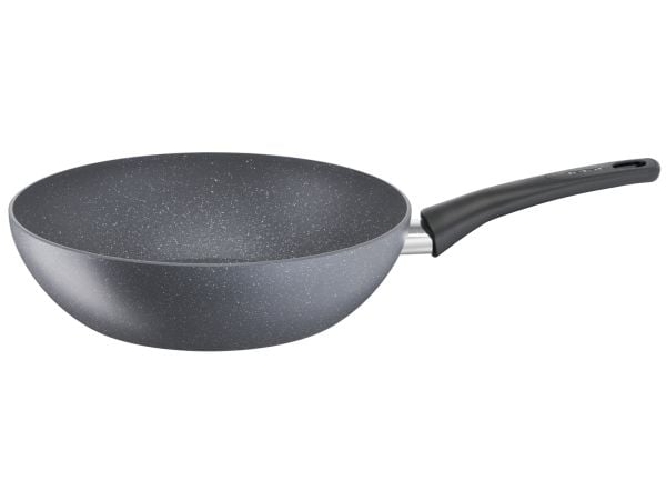 Tefal Healthy Chef G15019, Rund, Wok-/stekepanne, Grå, 175 °C, Aluminium, Thermo-Spot