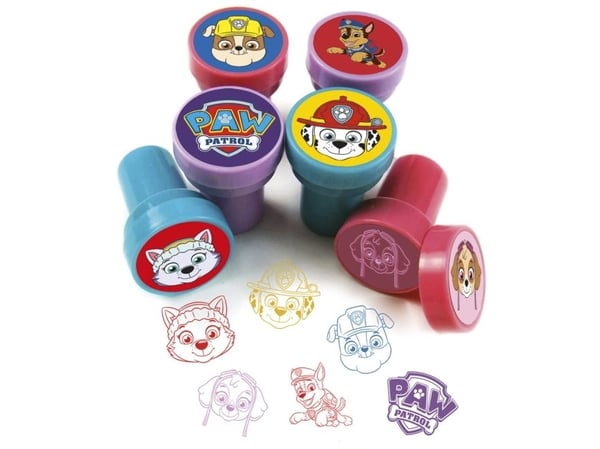 Totum PAW Patrol Self Inking Stamps, Children''s stamp set, 3 år, Flerfarget, 10 stykker