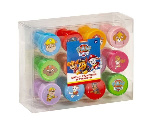Totum PAW Patrol Self Inking Stamps, Children''s stamp set, 3 år, Flerfarget, 10 stykker