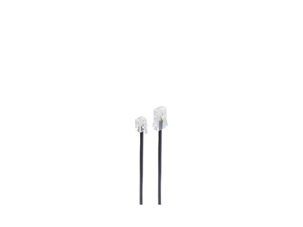 shiverpeaks BS70253, 3 m, RJ-45, RJ-11, Sort, Hankjønn, Hankjønn