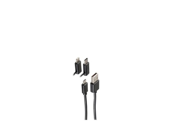 shiverpeaks BS14-15035, 2 m, USB A, Micro-USB B, USB 2.0, 0,48 Gbit/s, Sort shiverpeaks BS14-15035, 2 m, USB A, Micro-USB B, USB 2.0, 0,48 Gbit/s, Sort