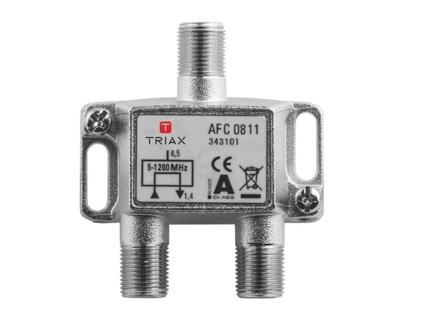 Triax AFC 0811, 75 O, 5 - 1218 MHz, Hopea, F-type, 48 mm, 20 mm