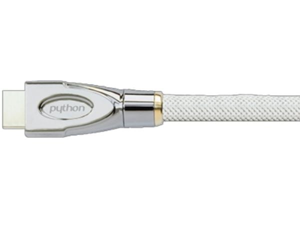 Python GC-M0168, 20 m, HDMI-tyyppi A (vakio), HDMI-tyyppi A (vakio), 4096 x 2160 pikseliä, 3D, Valkoinen