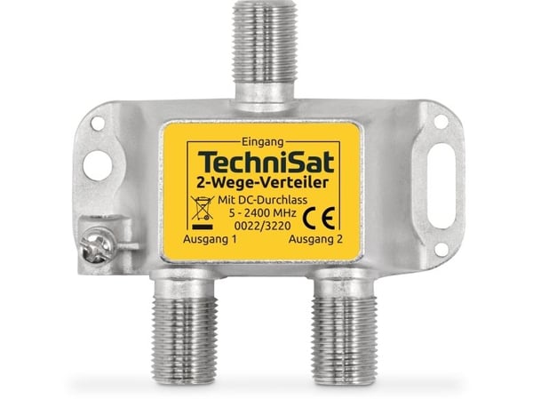 TechniSat 2-way Distributor - RF-jakaja - sølv