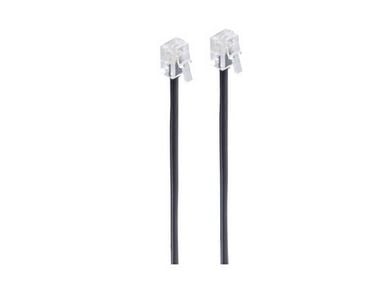 shiverpeaks BS70095, 15 m, RJ11, RJ11, Sort, Hankjønn, Hankjønn