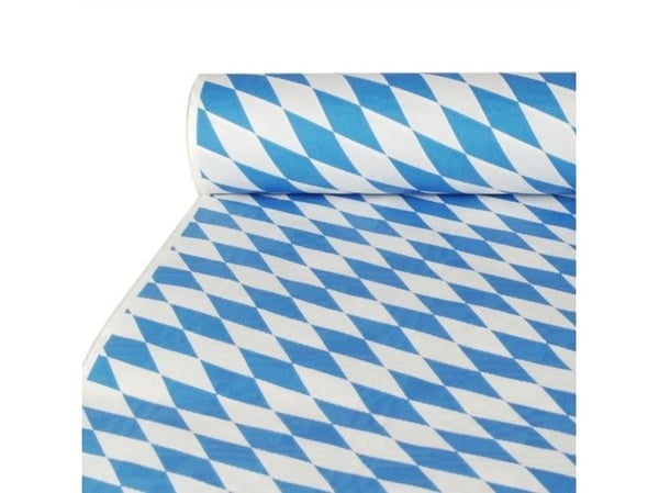 Papstar 12543, Rektangulær, Blå, Hvit, Papir, 100 x 1000 cm