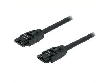 Tecline 1.0m eSATA, 1 m, SATA III, eSATA, eSATA, Hane/Female, Svart