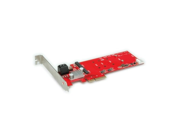 Roline | Pcie-sovitin Raid | 2x M.2 + 2x Sata