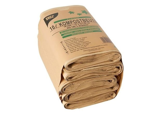 Papstar 14186, 10 l, Brun, Papir, 35 cm, 210 mm, 50 stykker