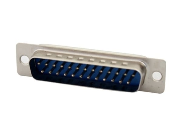Tecline 10025S, 25-pin D-Sub, Sølv, Hankjønn, Rett
